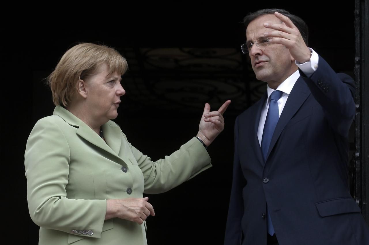 Foto: Návštěva Merkelové v Řecku vzbudila vlnu vášní