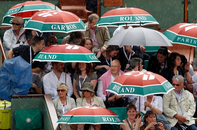 Diváci na French Open