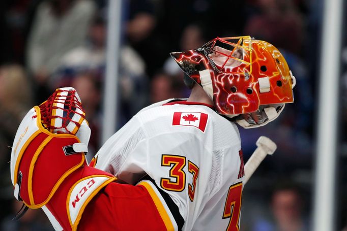 David Rittich letos poprvé nastoupil za Calgary.