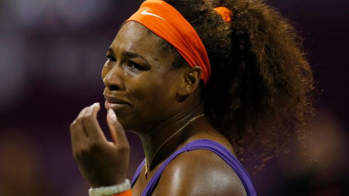 Slavící Serena Williamsová.