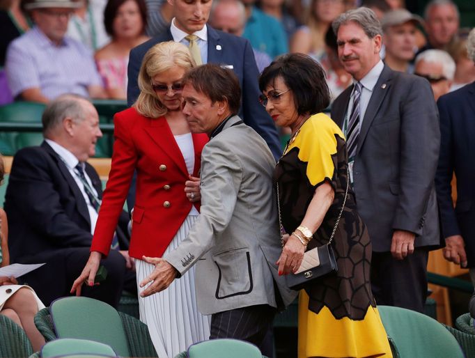 Celebrity na Wimbledonu 2018 (Shirley Bassey a Cliff Richard)