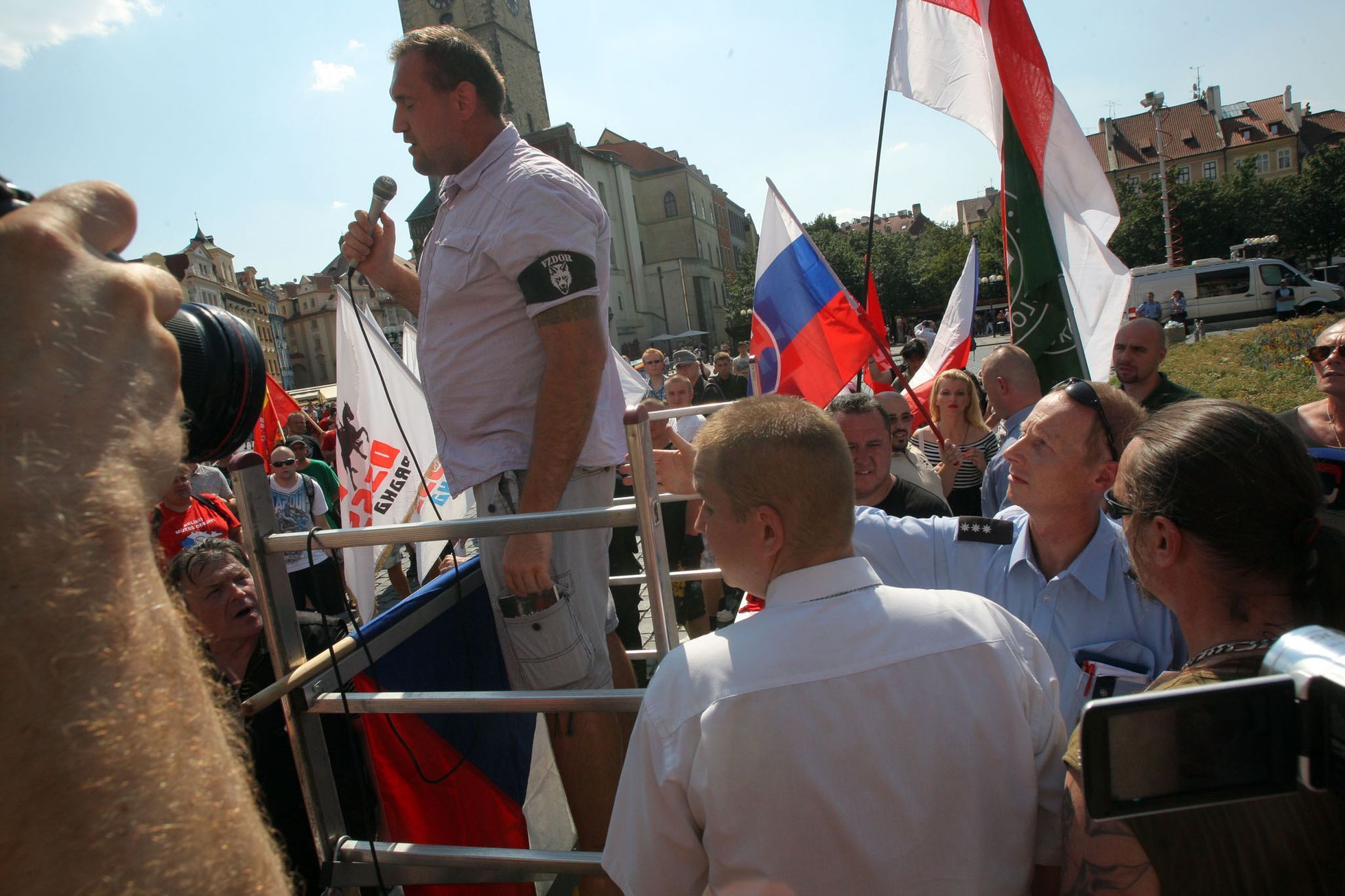 Demonstrace proti migraci