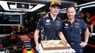 F1, Malajsie 2017: Max Verstappen a Christian Horner, Red Bull