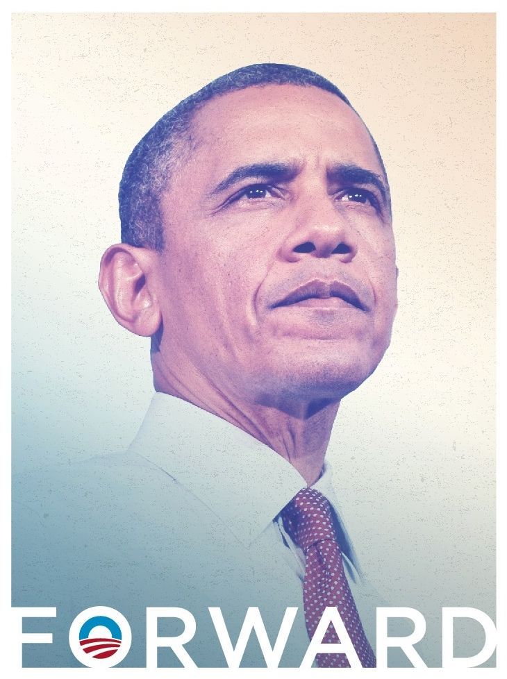 volby - usa - bílý dům - plakáty - propaganda - prezident - obama 2012