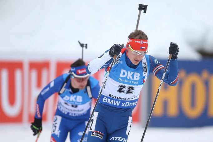 SP Ruhpolding 2018, hromadný závod: Ondřej Moravec