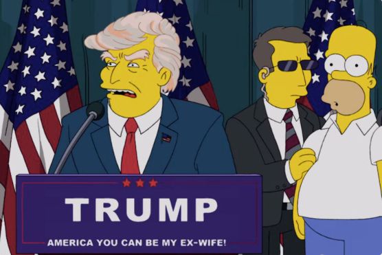 Donald Trump v Simpsonech