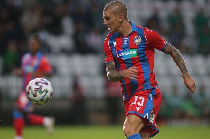 Zdeněk Ondrášek v zápase Bohemians 1905 - Plzeň