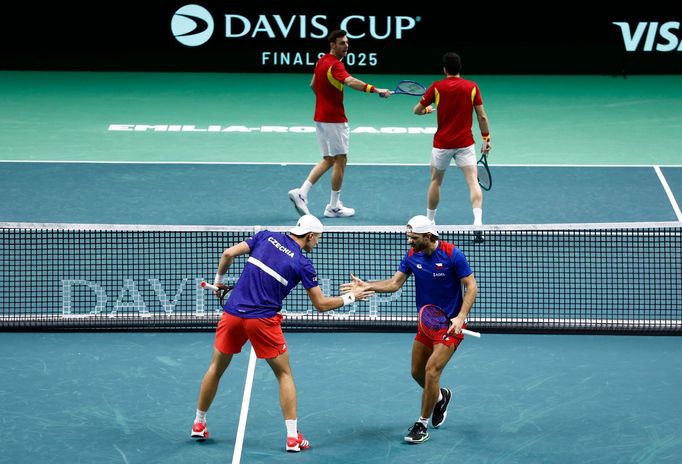 Česko - Španělsko, Davis Cup 2025 (Menšík, Macháč)