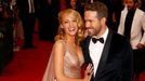 Actress Blake Lively and her husband actor Ryan Reynolds arrive at the Metropolitan Museum of Art Costume Institute Gala Benefit celebrating the opening of &quot;Charles