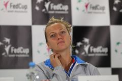 Kvitová si před finále poprvé zahrála. Proti Vaňkovi se hned "rozvášnila"