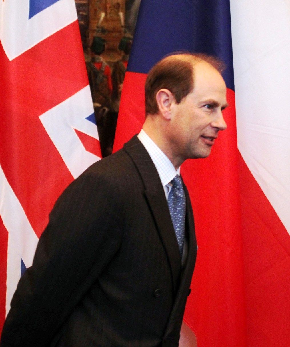 Princ Edward se setkal se Zemanem
