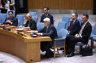 Prezident Petr Pavel během projevu před Radou bezpečnosti OSN.