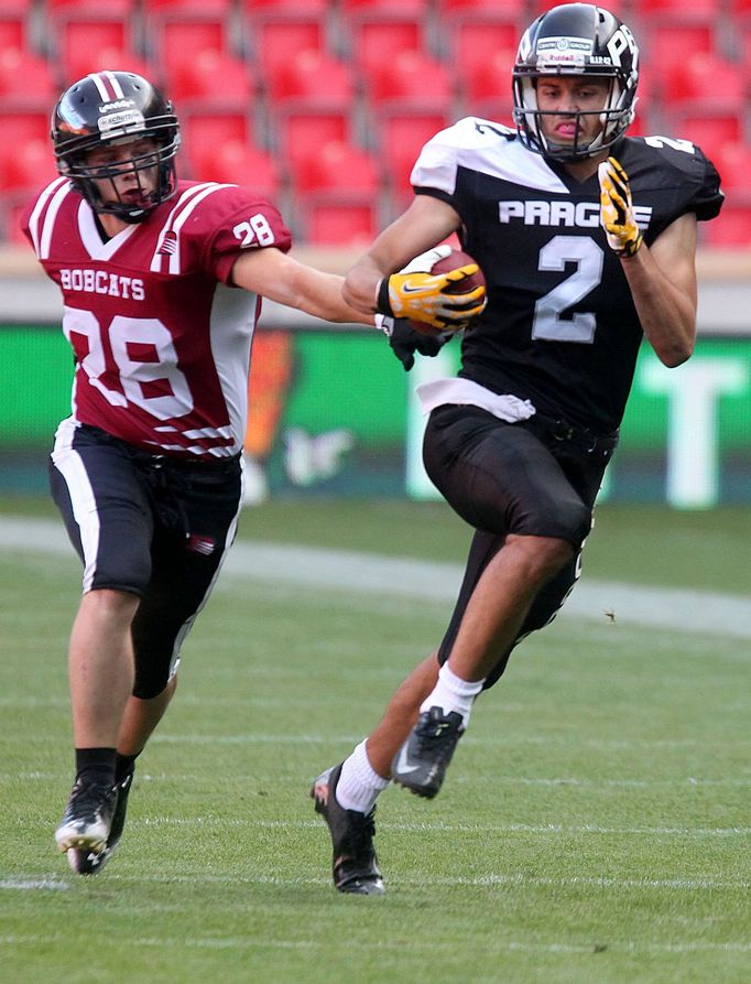 Americký fotbal, finále ČLAF: Prague Black Panthers - Příbram Bobcats