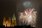 Praha oslavila vstup do nového roku ohňostrojem za milion