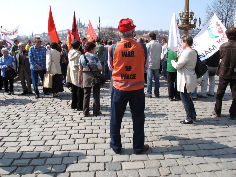 Demonstrace proti radaru