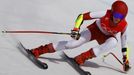 Mirjam Puchnerová v super-G na ZOH 2022 v Pekingu