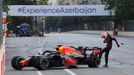 Havárie Maxe Verstappena v Red Bullu ve Velké ceně Ázerbájdžánu F1 2021