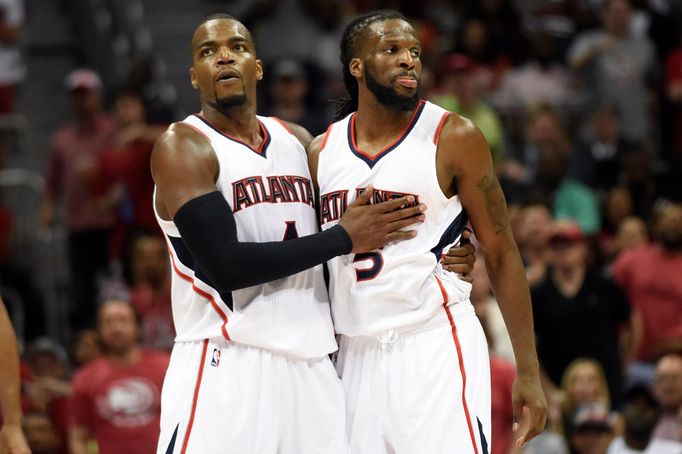 NBA: Play off - Washington Wizards vs. Atlanta Hawks ( Paul Millsap a DeMarre Carroll )