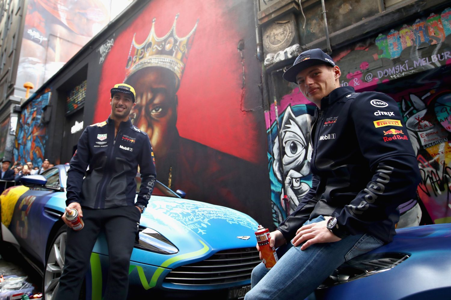 F1 2018, VC Austrálie: Daniel Ricciardo a Max Verstappen; Aston Martin