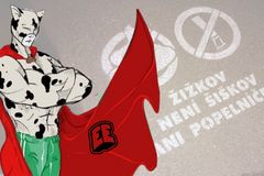"Žižkov není šiškov ani popelníček" končí. Trojku teď ovládá výkalový superhrdina