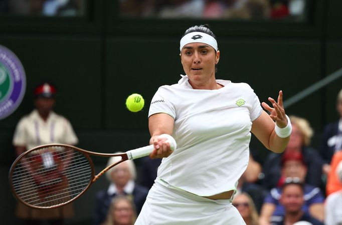 Uns Džábirová před finále Wimbledonu 2023