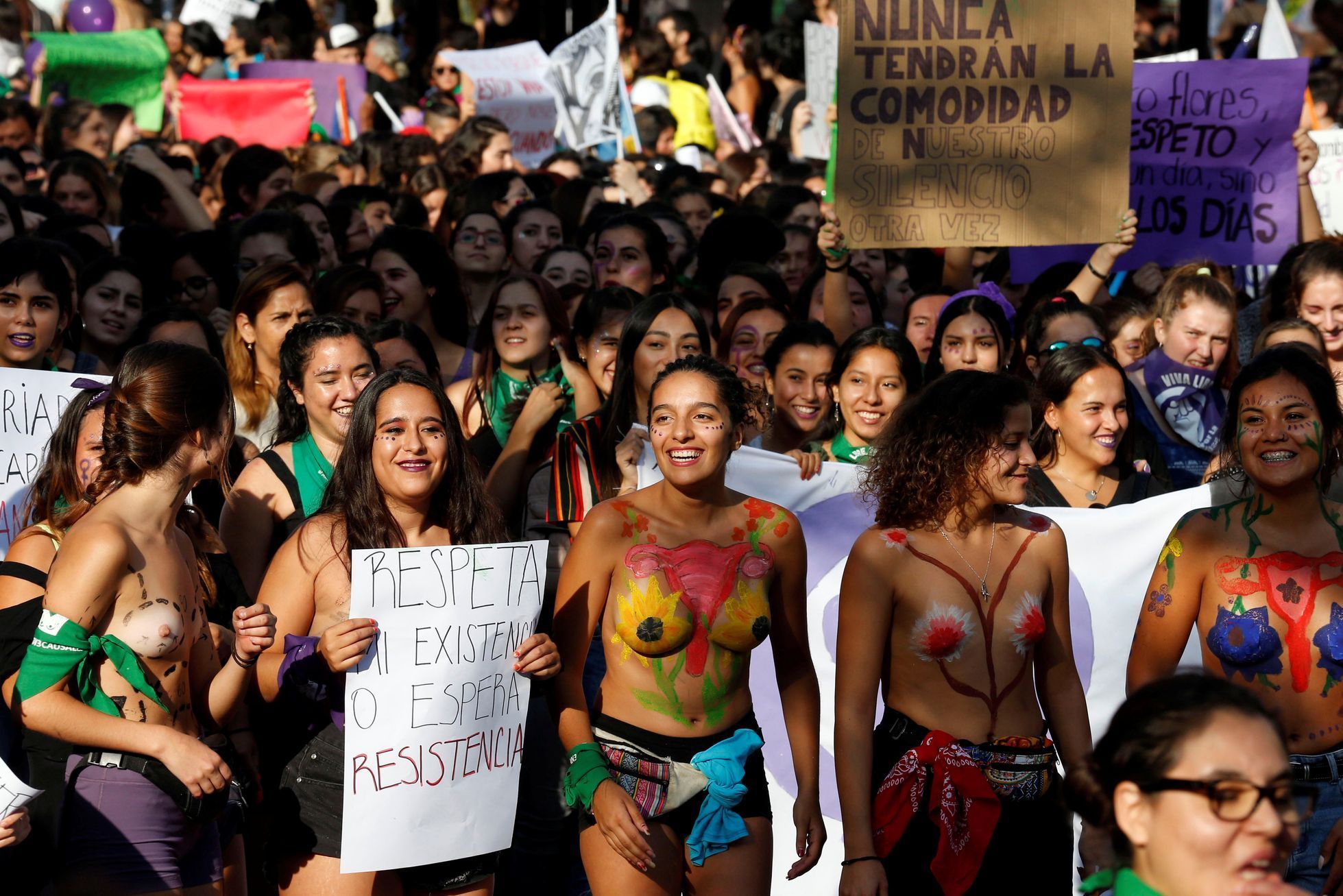 Mezinárodní den žen ve světě - Santiago, Chile