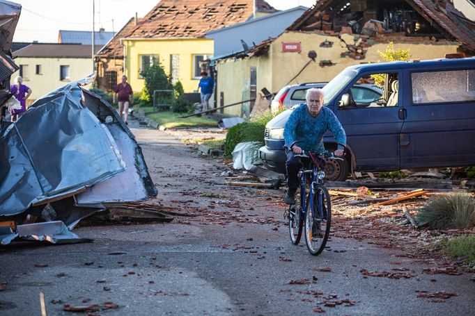 Následky tornáda, Moravská Nová Ves, 25.6. 2021