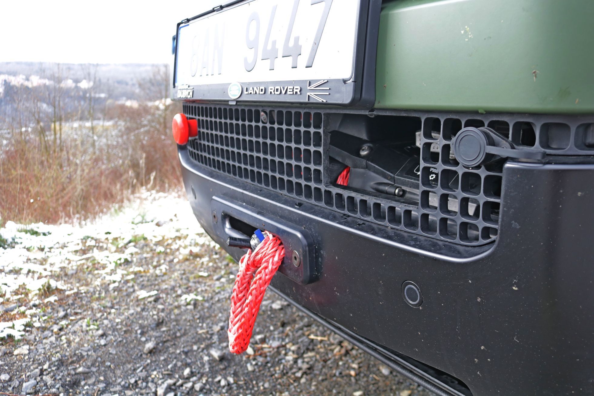 Land Rover Defender policejní demo verze