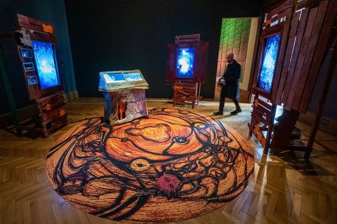 Snímek z výstavy Poetics of Encryption.