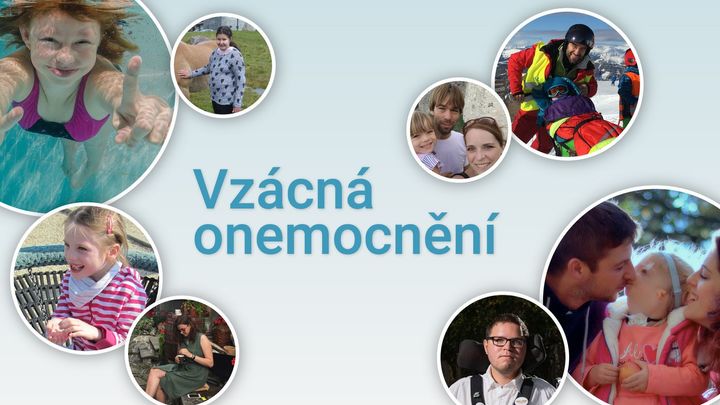 Grafika: Občas potkávám anděly. Příběhy lidí, kterým vzácné onemocnění změnilo život
