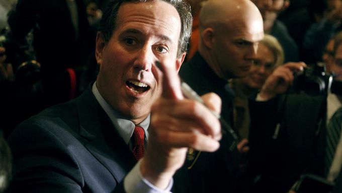 Rick Santorum, republikánský kandidát na prezidenta USA.
