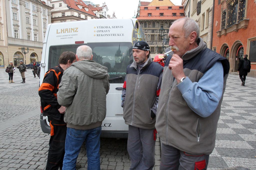 Pražský orloj po rekonstrukci