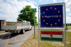 Přestože se srbsko-maďarská hranice jeví na těchto snímcích klidně...