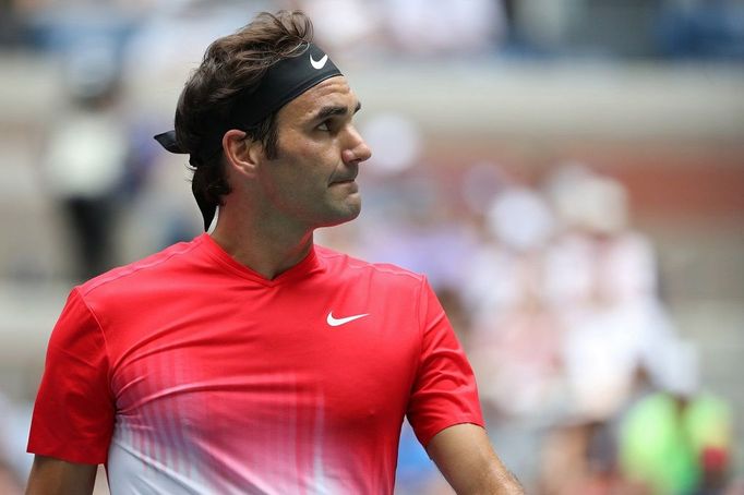 Roger Federer ve druhém kole US Open 2017