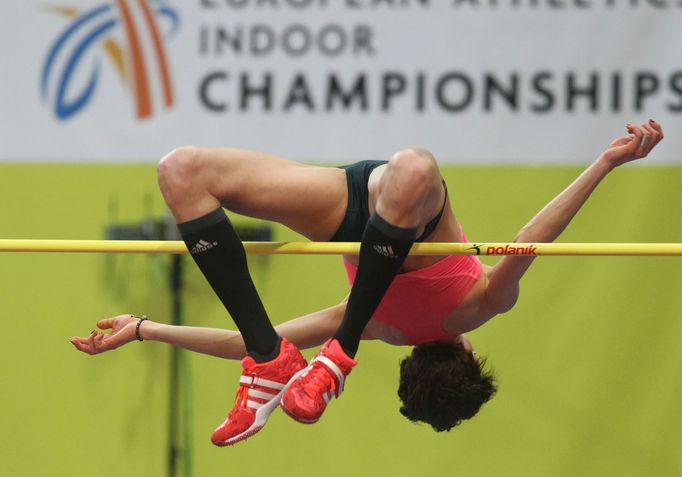 Praha Indoor 2014: Blanka Vlašičová (skok vysoký)