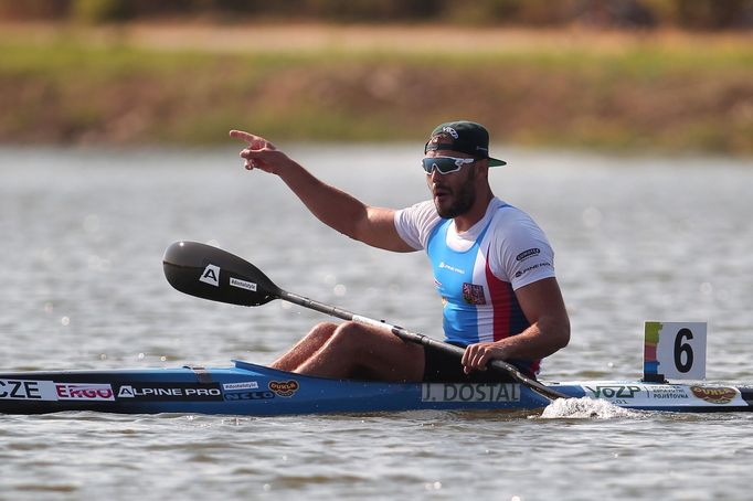 Mistrovství světa kanoistů, závod na 500m: Josef Dostál