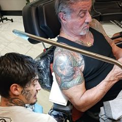Sylvester Stallone tetování