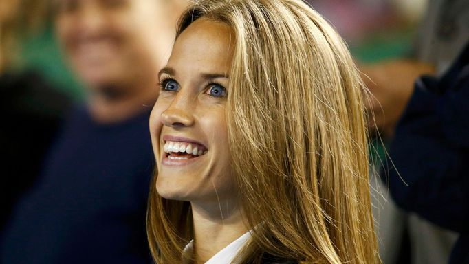 Kim Sears, přítelkyně Andy Murrayho, na Australian Open 2015