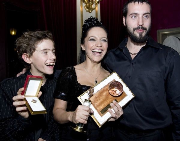 Lucie Bílá s manželem Vaškem Noidem Bártou a synem Filipem.