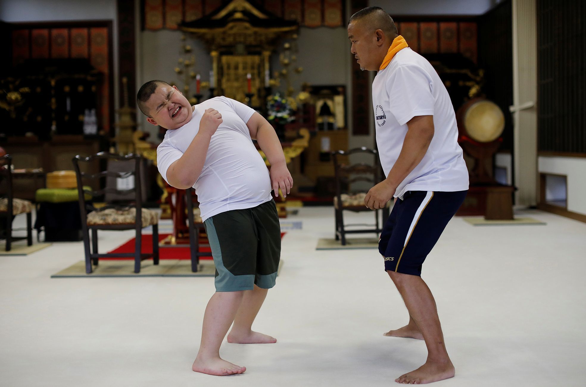 Reuters: mladí zápasníci sumo v Japonsku