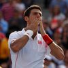 Novak Djokovič slaví postup do finále US Open 2013