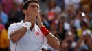 Novak Djokovič slaví postup do finále US Open 2013