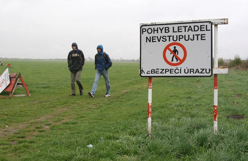 Pole u výstaviště v Letňanech