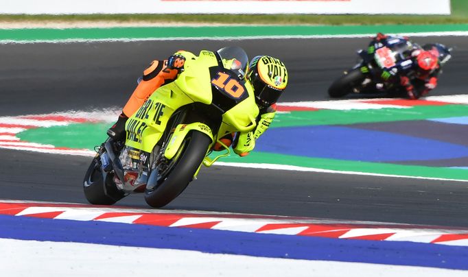 Luca Marini v závodě MotoGP v Misanu