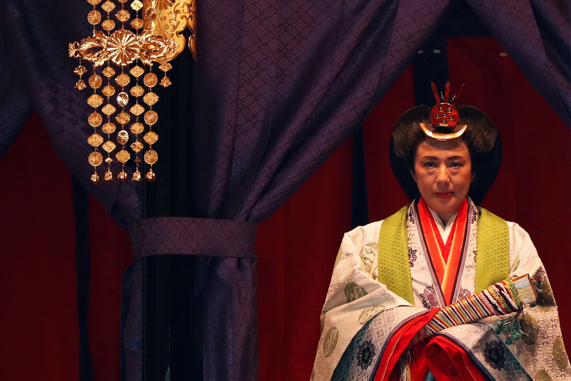 Uvedení japonského císaře na trůn