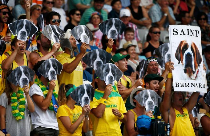 Australian Open 2015: fanoušci Bernarda Tomice