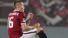 GL, Sparta - Teplice: Pavel Kadeřábek - Nivaldo