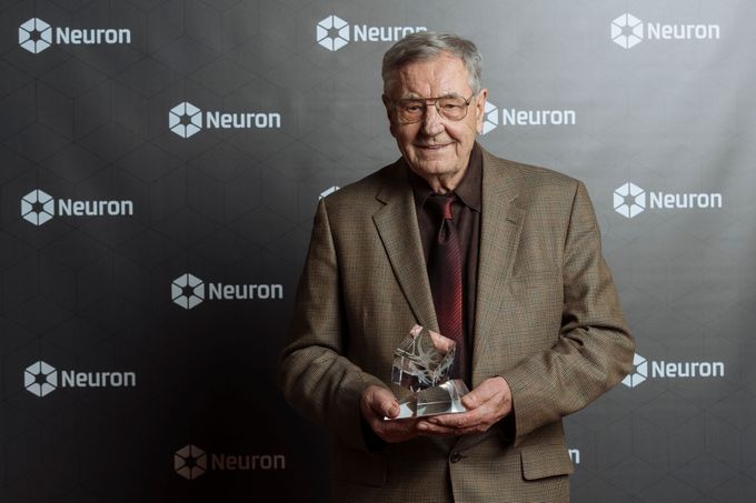 Laureát Ceny Neuron za přínos světové vědě za rok 2017 Josef Svoboda.