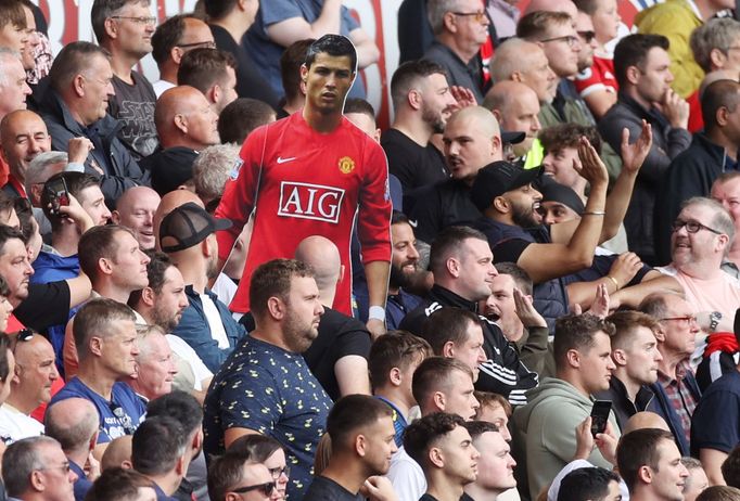 Fanoušci Manchesteru United vítají návrat Cristiana Ronalda