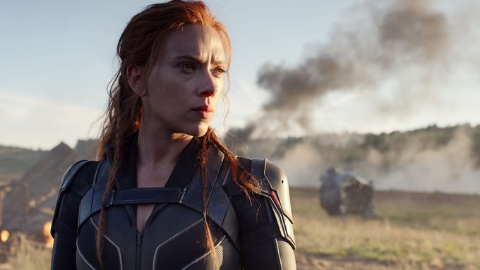 Na snímku z odloženého filmu Black Widow je Scarlett Johanssonová.